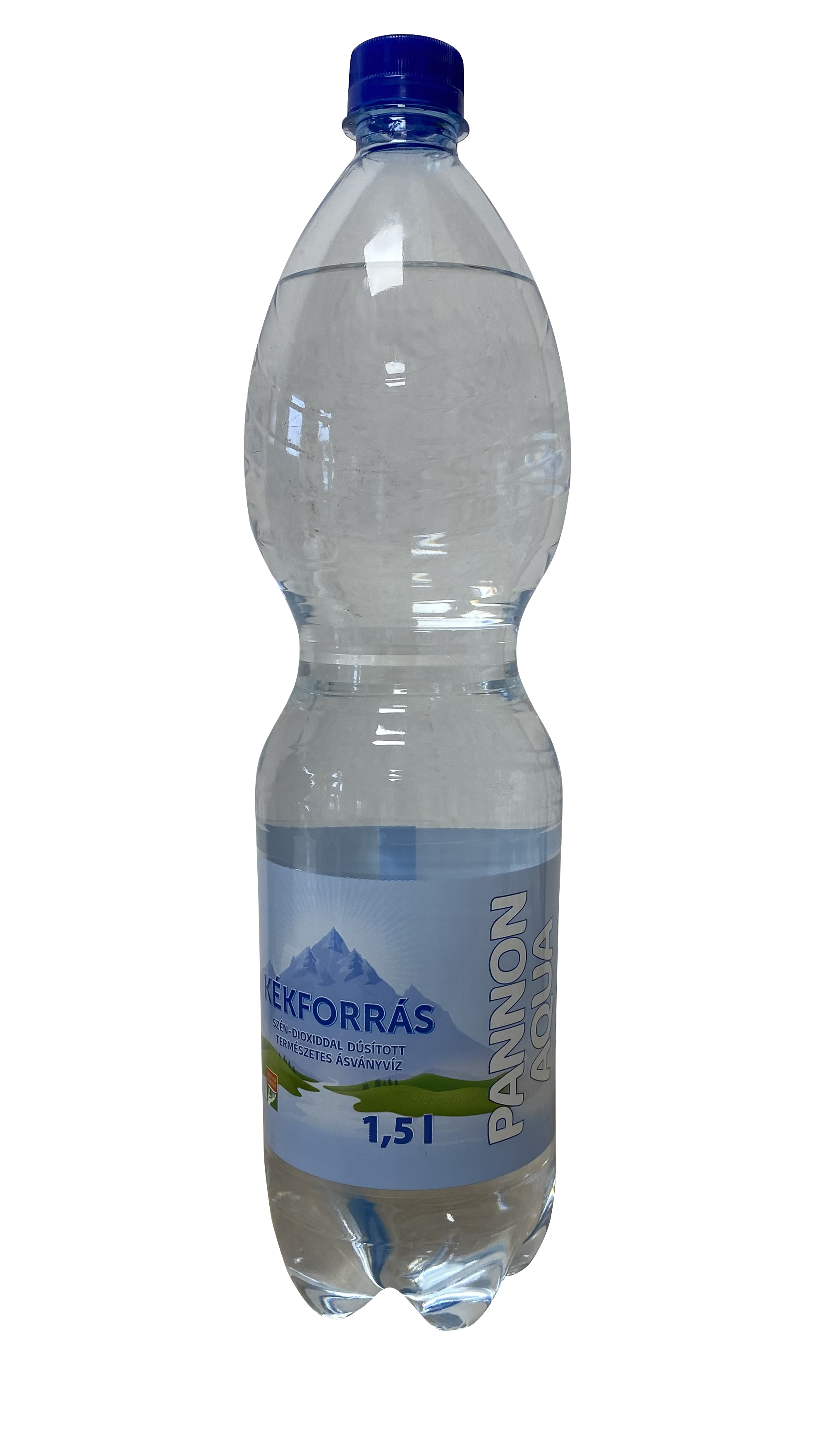 Kékforrás Pannon-Aqua szénsavval dúsított természetes ásványvíz 1,5 liter